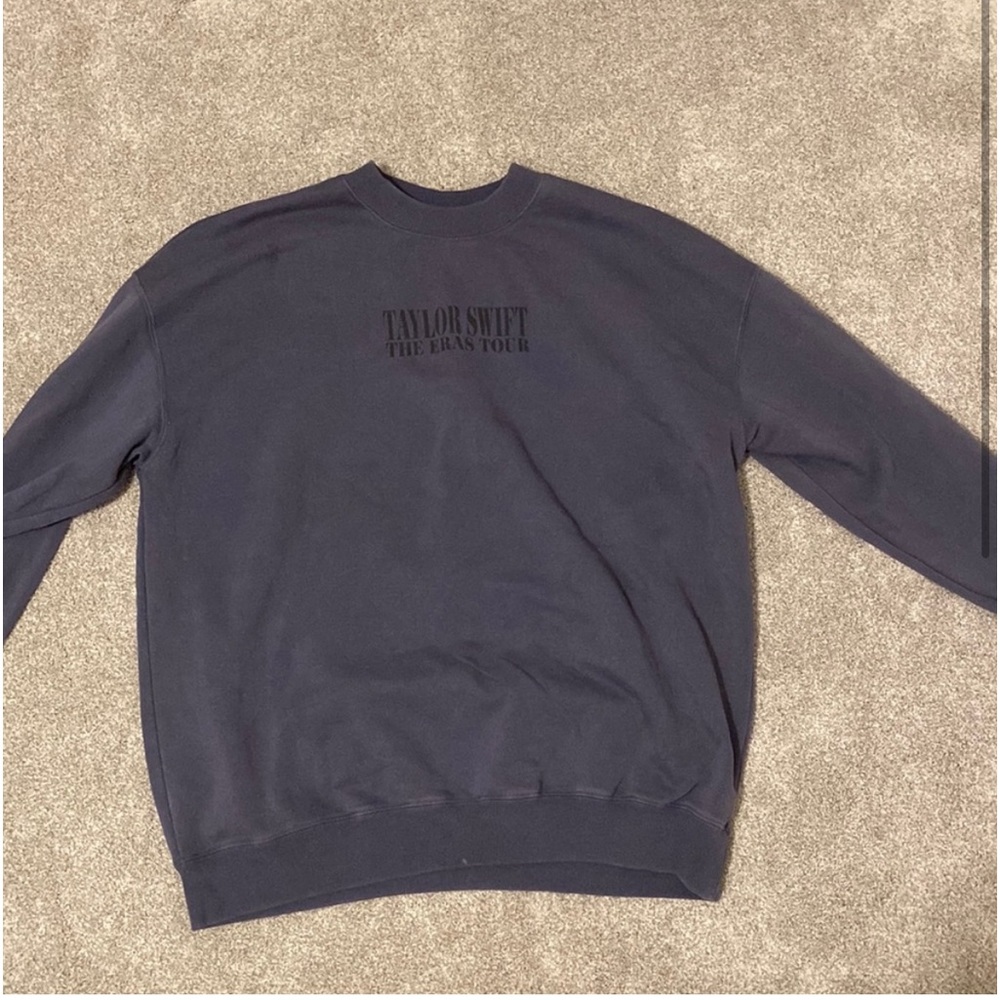 Taylor Swift The Eras Tour blue crewneck